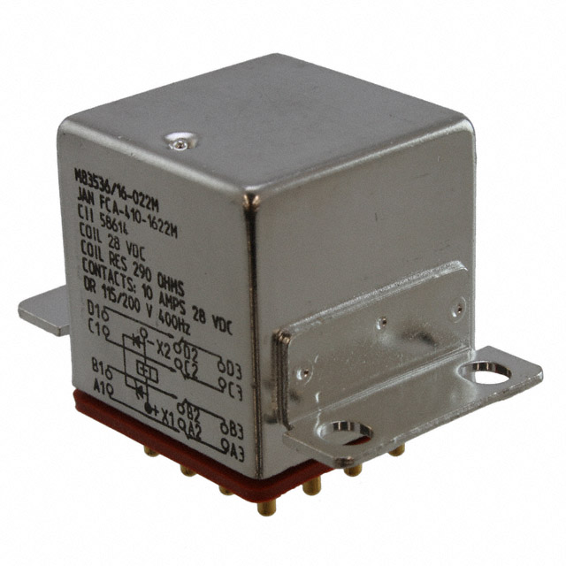 FCA-410-1622M TE Connectivity Aerospace, Defense and Marine  Power Relays Over 2 Amps